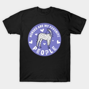 Horses are My Favorite People — Original Illustration series T-Shirt